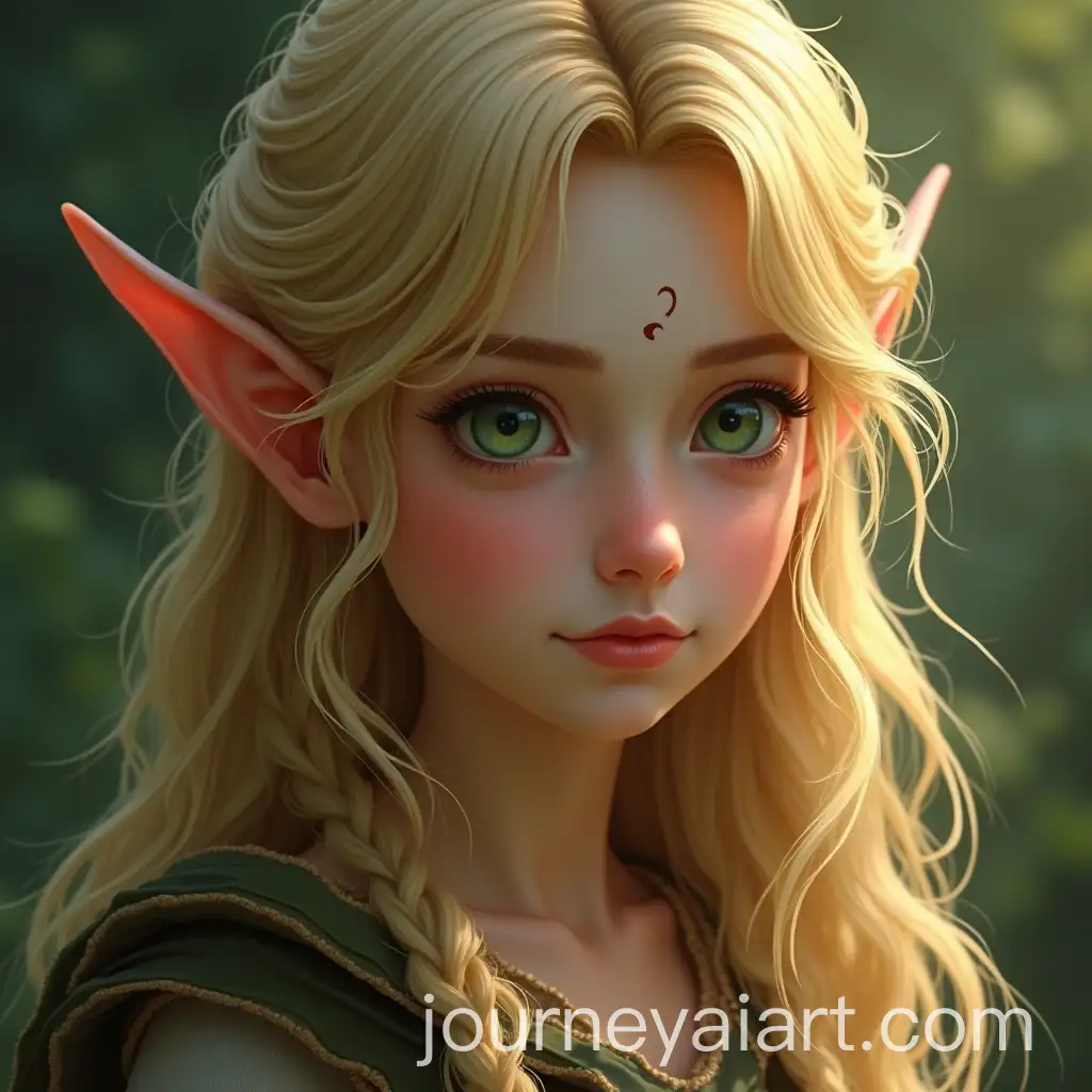 Young-Elf-Woman-with-Green-Eyes-and-Blonde-Hair