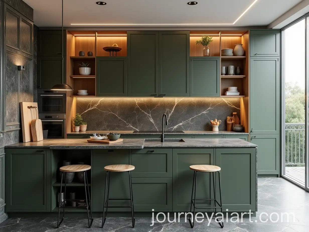 Modern-Neoclassical-Kitchen-with-Gooseberry-Green-Accents