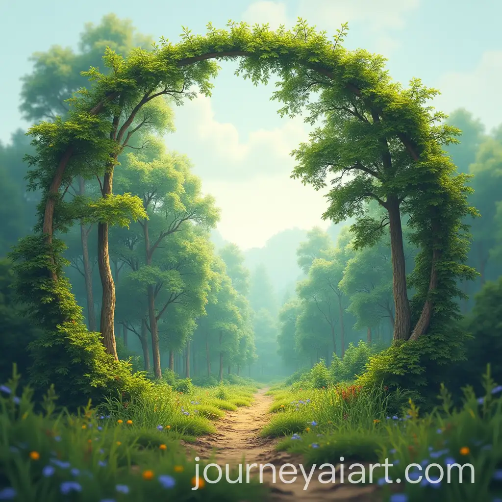 Environmental-AI-ScienceI-Book-Cover-Forest-Background-and-Polygon-Title-Design