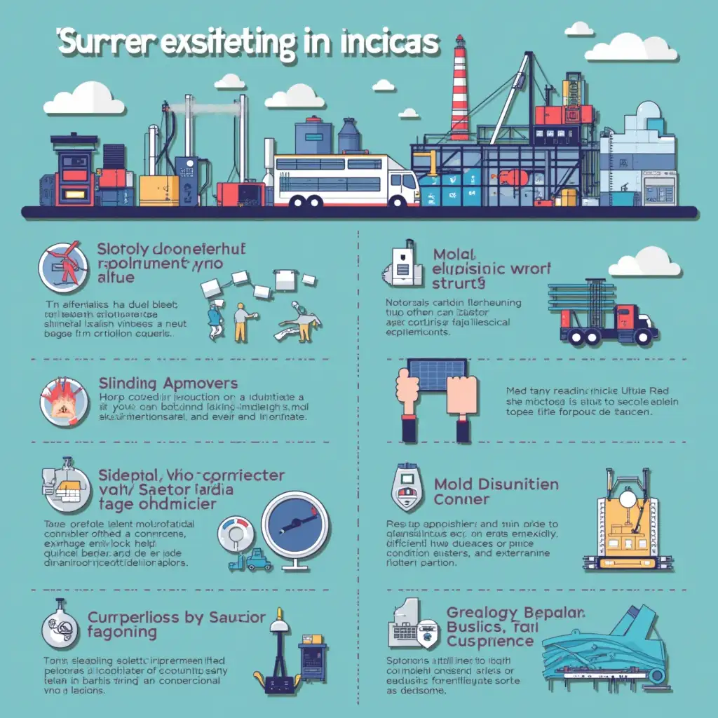 information chart on industrial safety regulations in a factory