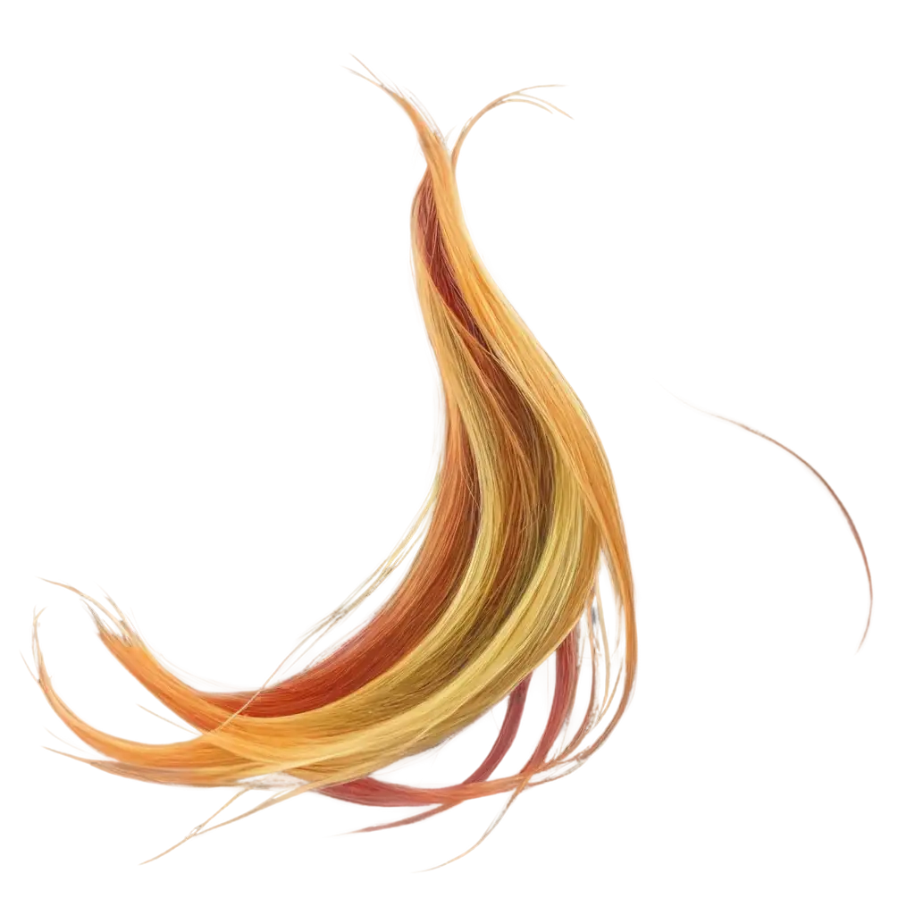 Vibrant-Flowing-Strands-of-Hair-PNG-Image-for-Creative-Use