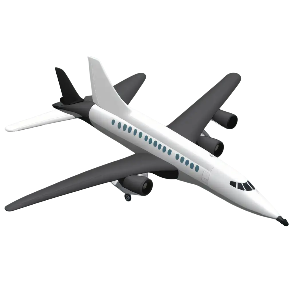 HighQuality-PNG-Clipart-of-an-Aeroplane-for-Versatile-Use