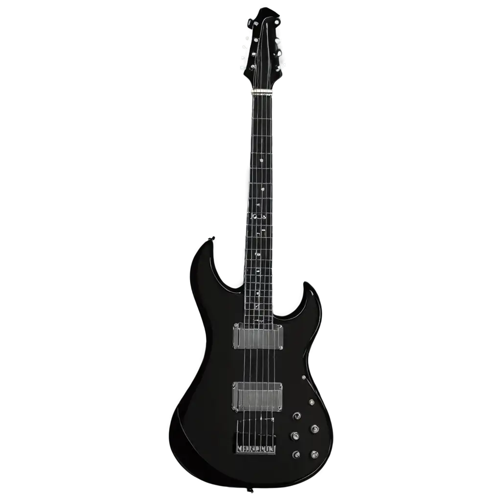 Black-Guitar-Logo-PNG-HighQuality-Image-for-Various-Applications