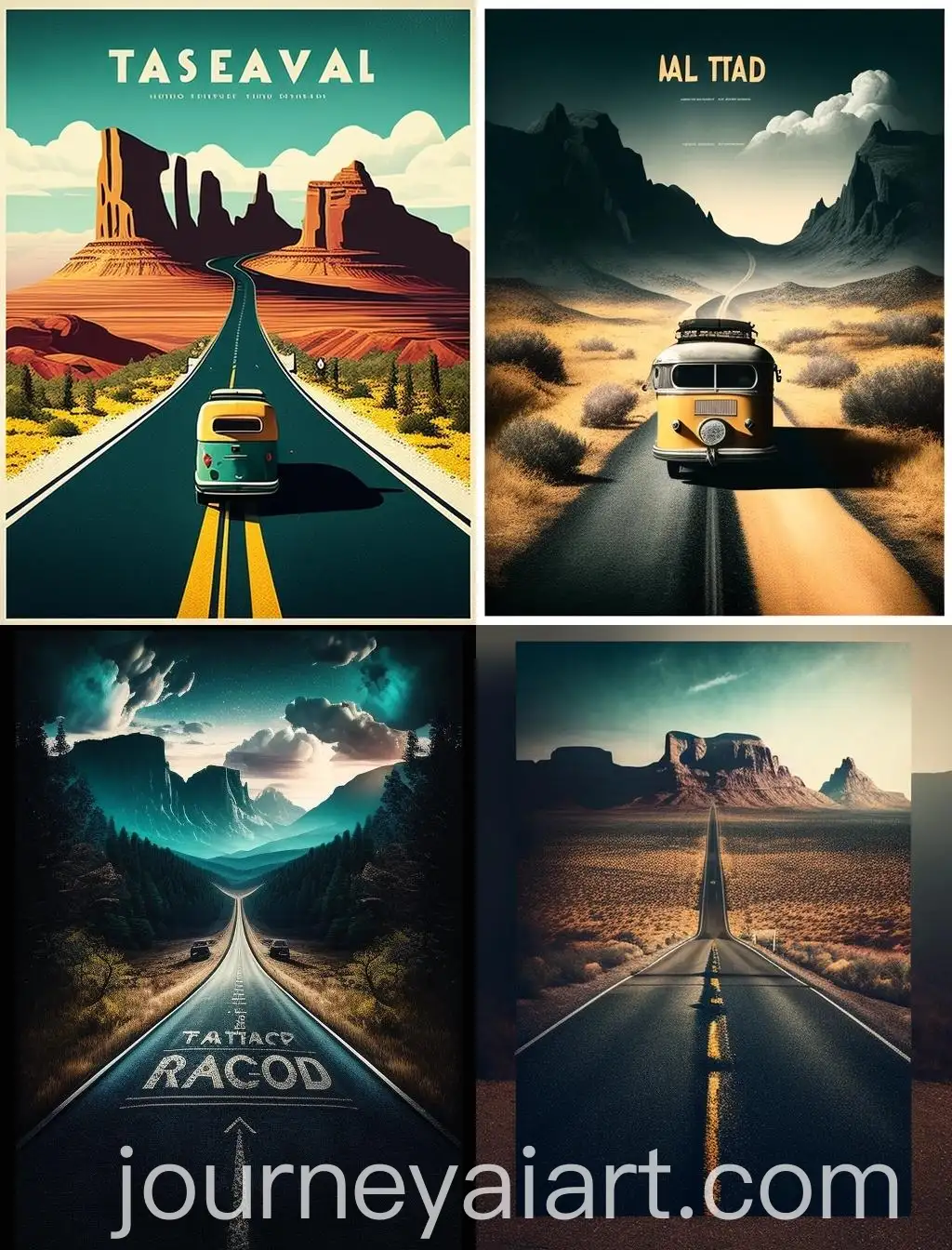 Travel-Poster-with-Road-Perspective