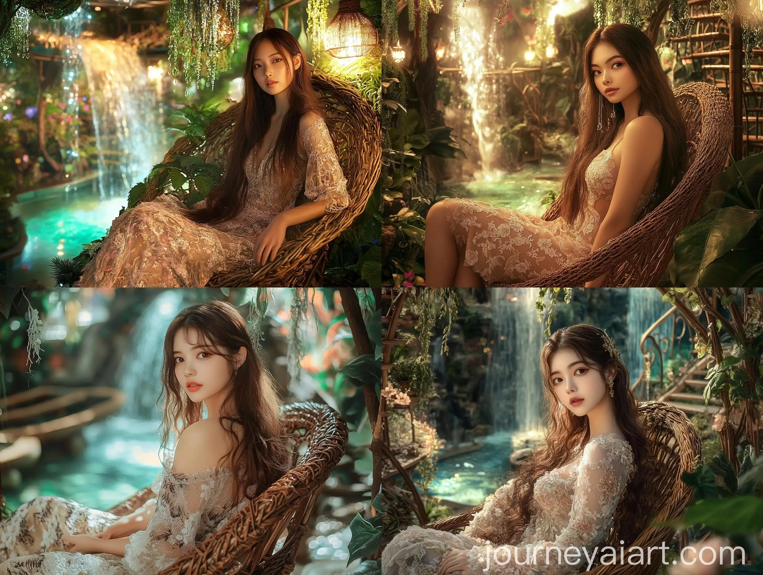 Serene-Asian-Woman-in-Fantasy-Treehouse-Garden