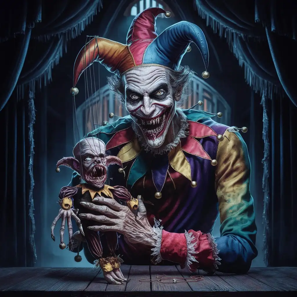 Evil-Puppet-Master-with-Sharp-Toothed-Grin-Dressed-as-a-Twisted-Jester