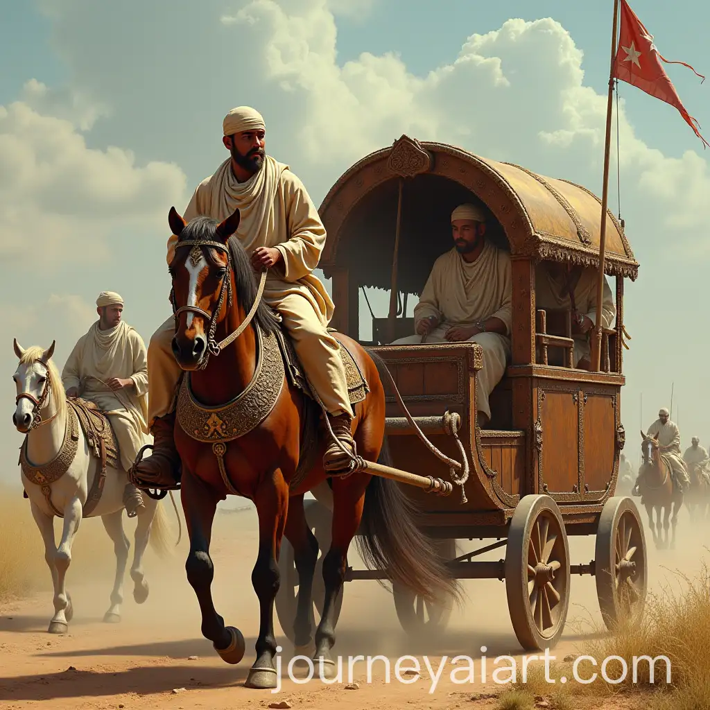 Medieval-Indian-Kings-HorseDrawn-Carriage-with-Royal-Accents