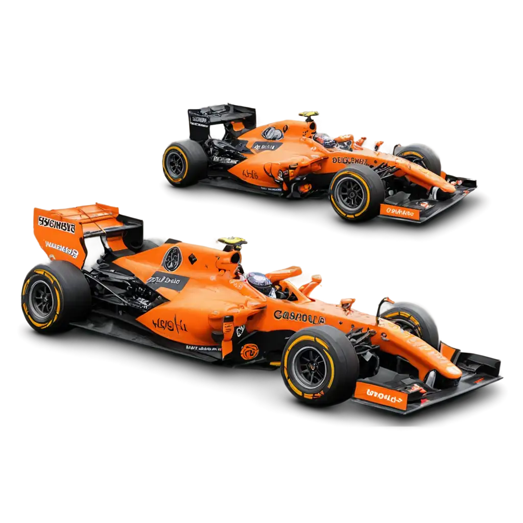 HighQuality-F1-Car-Racing-PNG-Image-Featuring-Smooth-Orange-Color-for-Stunning-Visual-Appeal