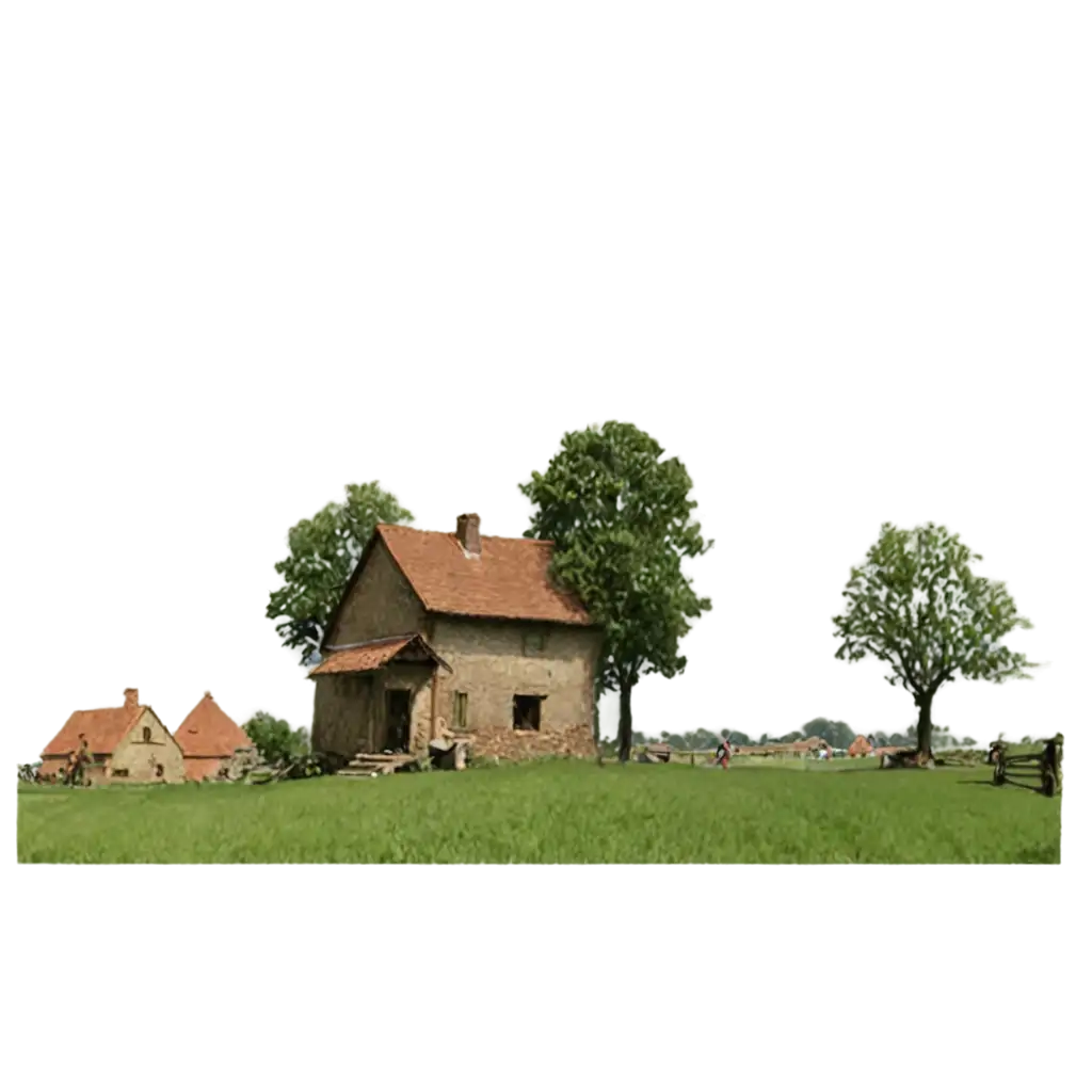 Village-Scene-PNG-ImagePNG-Image-Usage-Analysis-for-HighQuality-Visuals-and-Versatile-Use
