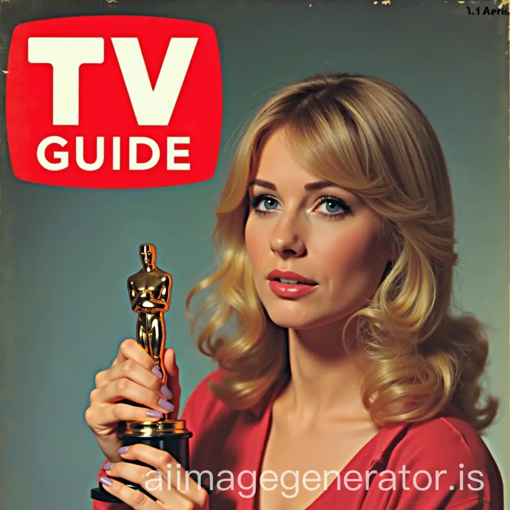 April 25,1975 TV Guide Magazine Cover Oscar Award