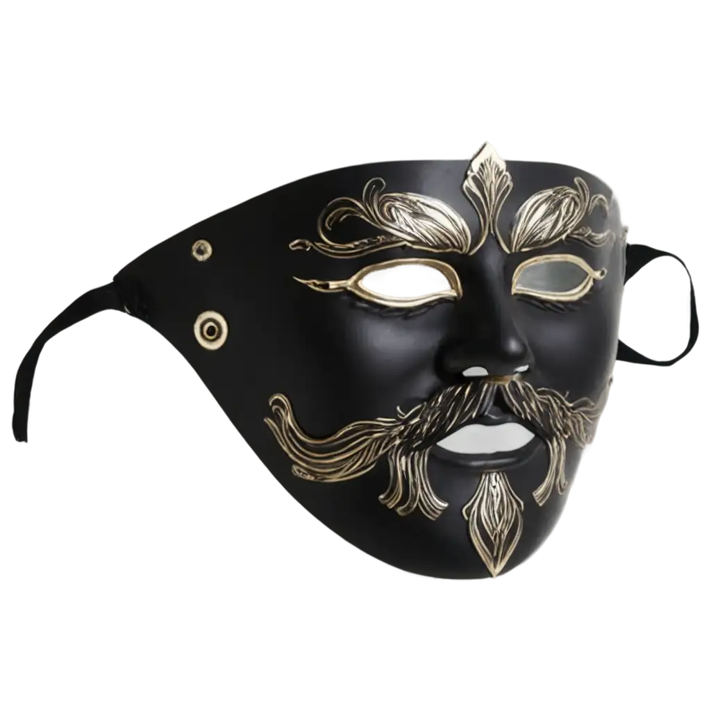 Stylish-Mask-PNG-Create-an-Intriguing-Digital-Art-Piece-with-Transparency