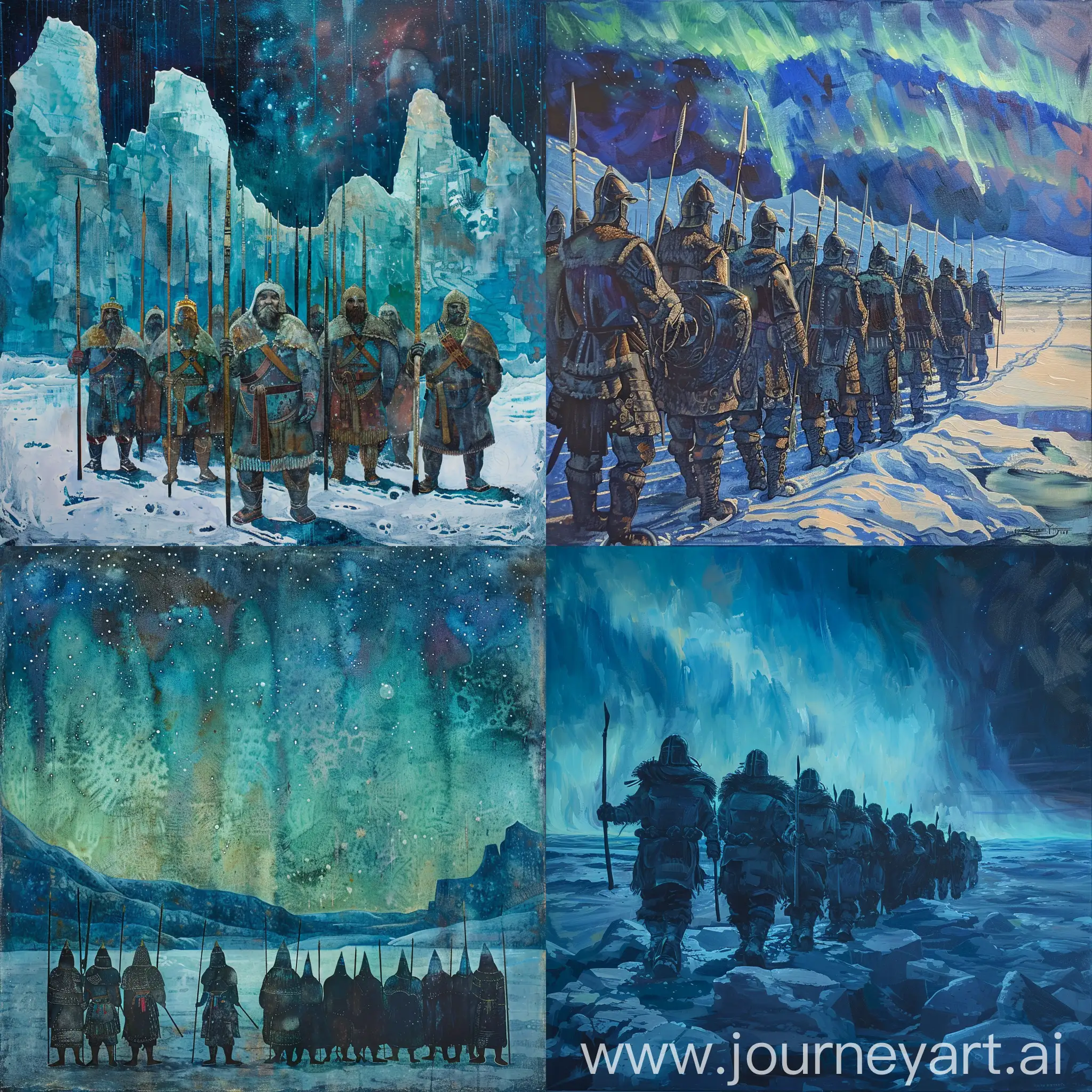 Ancient-FinnoUgric-Soldiers-in-Ice-and-Northern-Lights