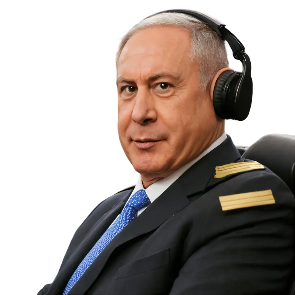 Netanyahu-in-Jet-Airplane-Cockpit-PNG-Image-for-HighQuality-Visualization