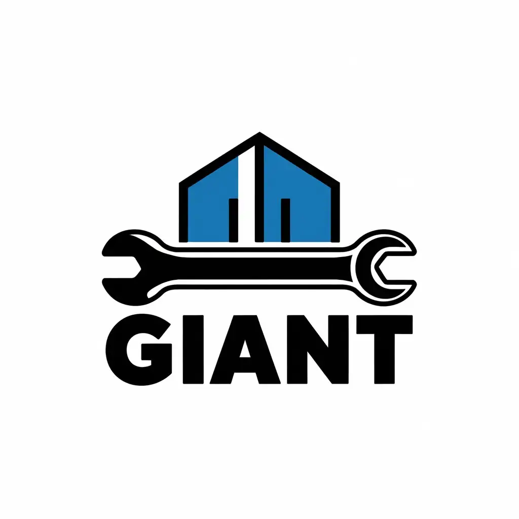 LOGO Design for Giant Engineering Symbol with Clear Background for the Architecture Industry