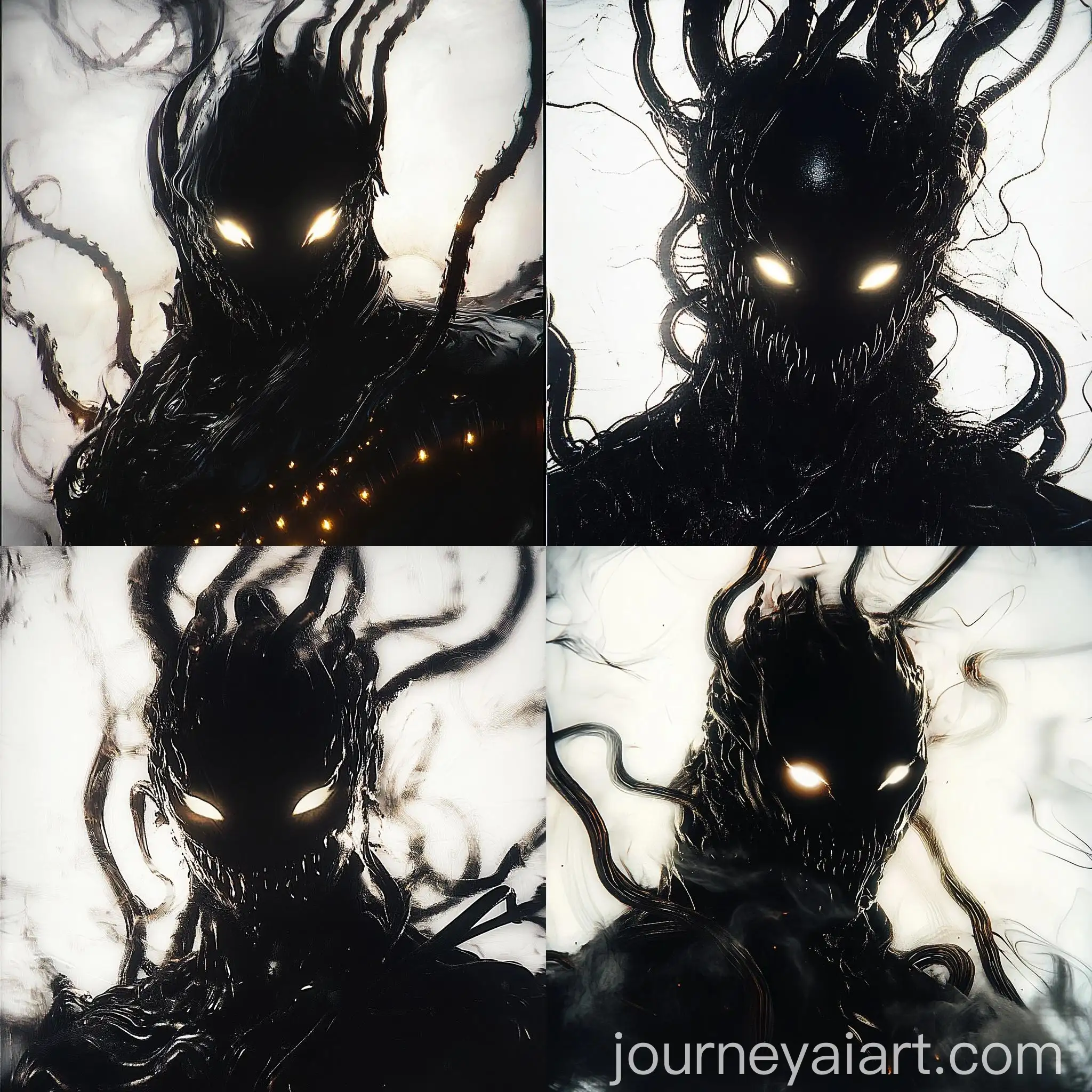 Mysterious-Figure-with-Glowing-Eyes-in-Swirling-Darkness