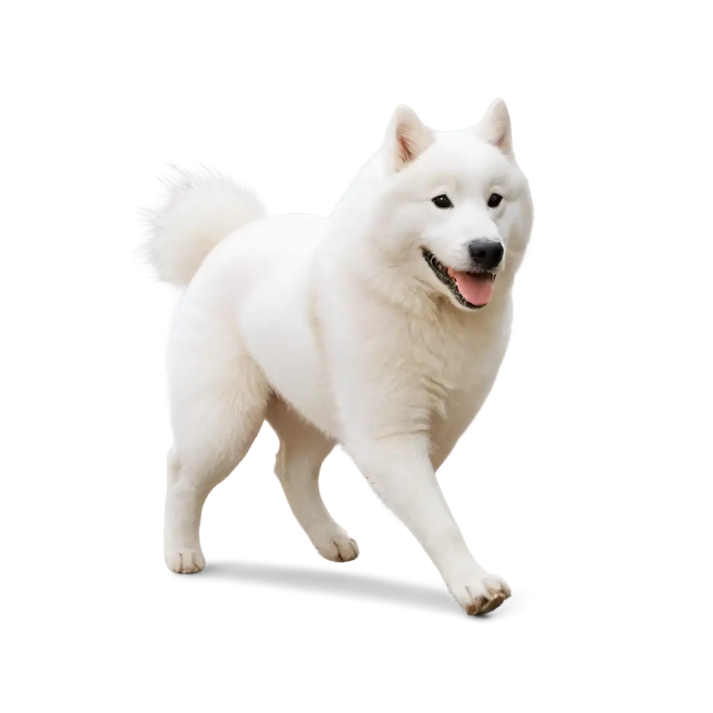 Running-Samoyed-PNG-Energetic-Dog-in-Motion-Captured-in-HighQuality-Format