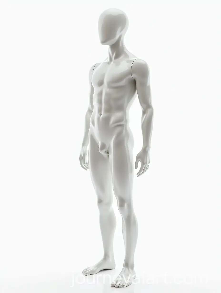 Man-Covered-in-Transparent-Slime-Standing-on-White-Background