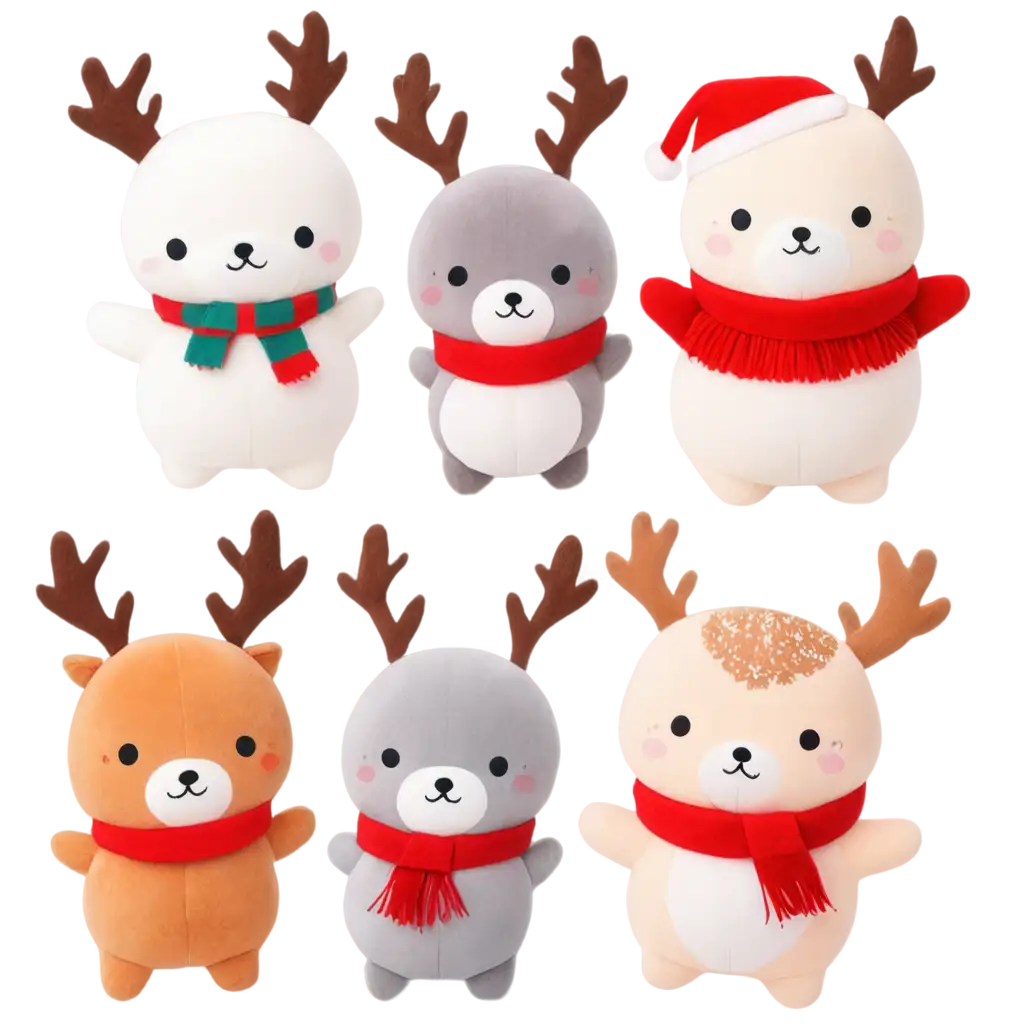 Christmas-Cute-Plushies-PNG-Image-Adorable-Holiday-Characters-in-HighQuality-Format