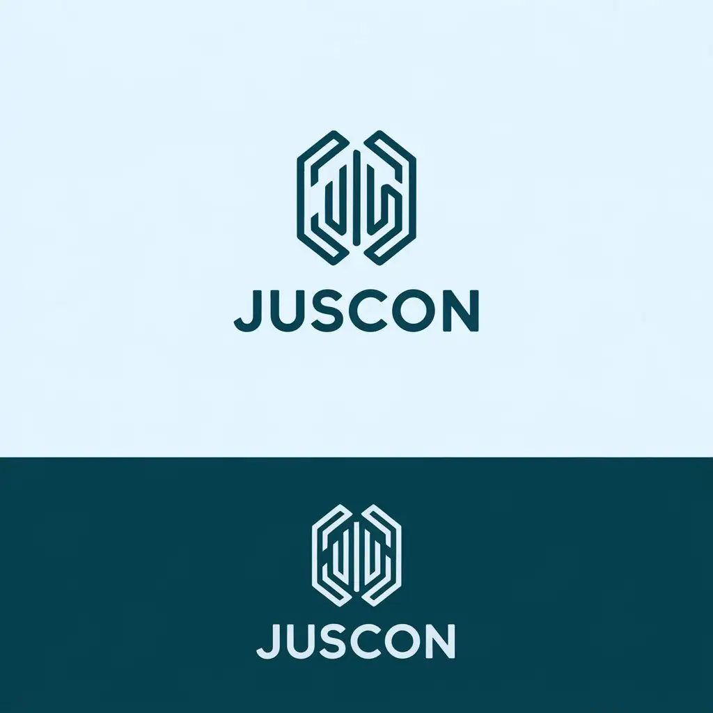 LOGO Design for Juscon Realistic Business Logo Design with Clear Background