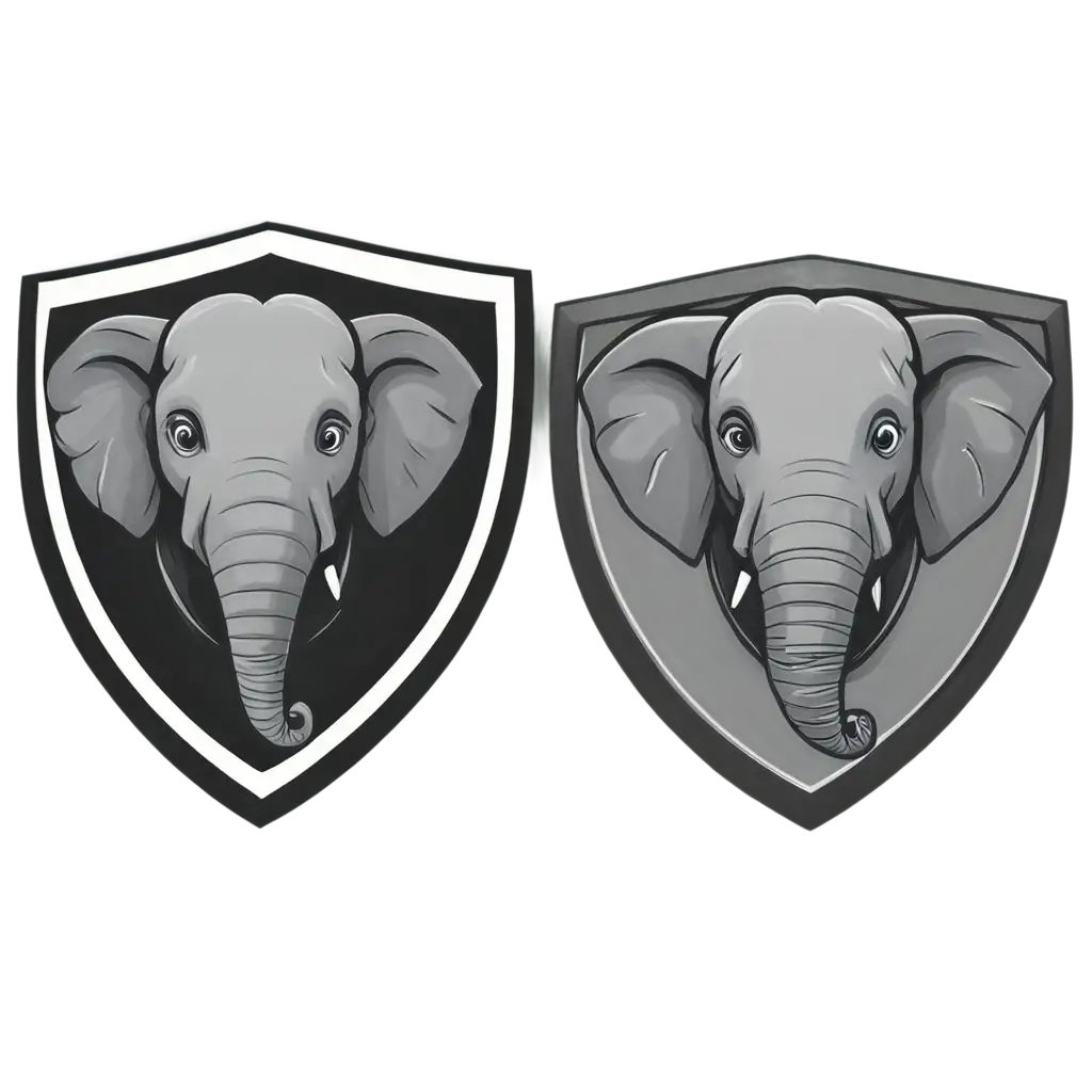 PNG-Shield-Logo-Designs-for-Sports-Team-with-Elephants-Customizable-and-HighQuality