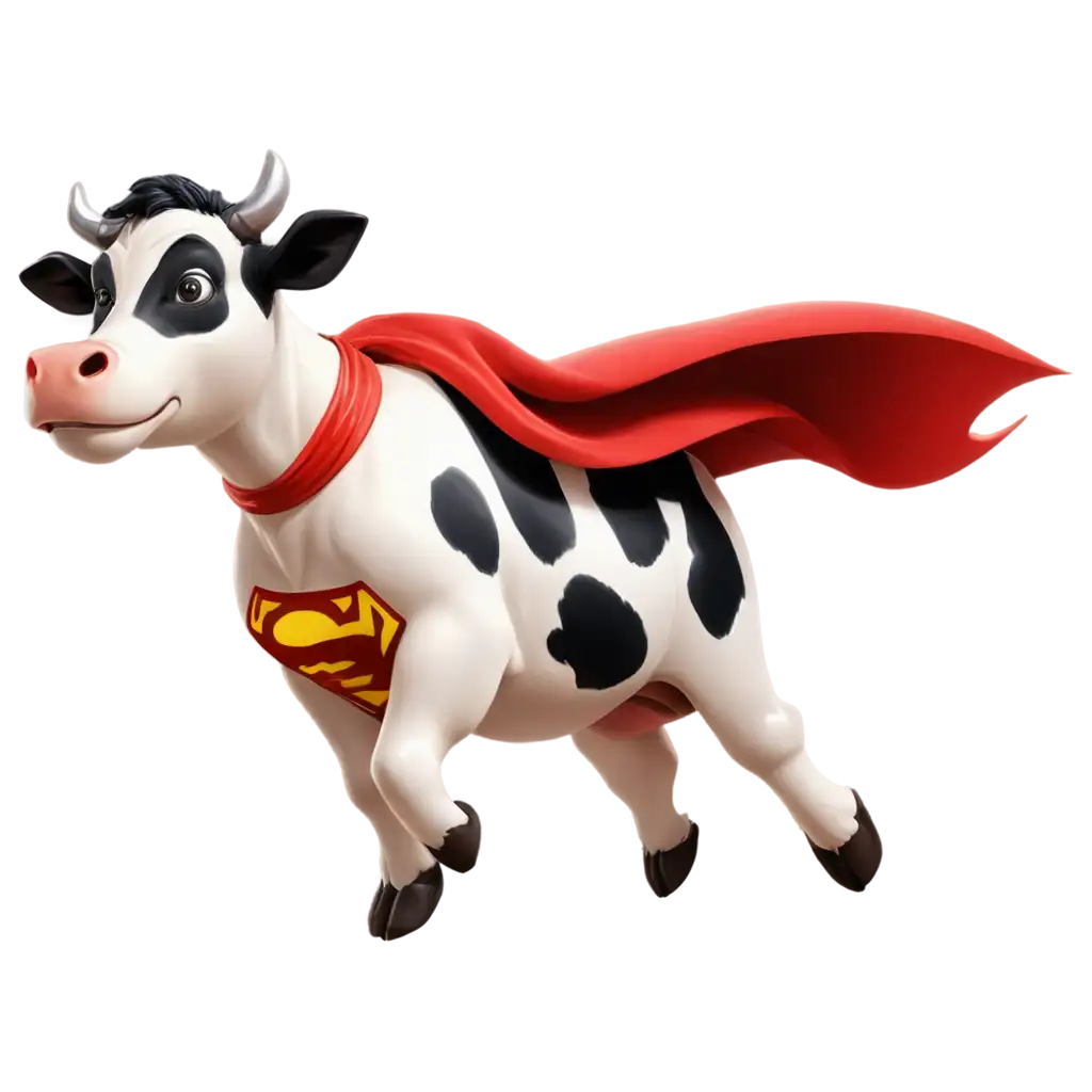 Flying-Cow-with-Superman-Cape-PNG-Image-Create-Whimsical-Graphics-with-High-Quality