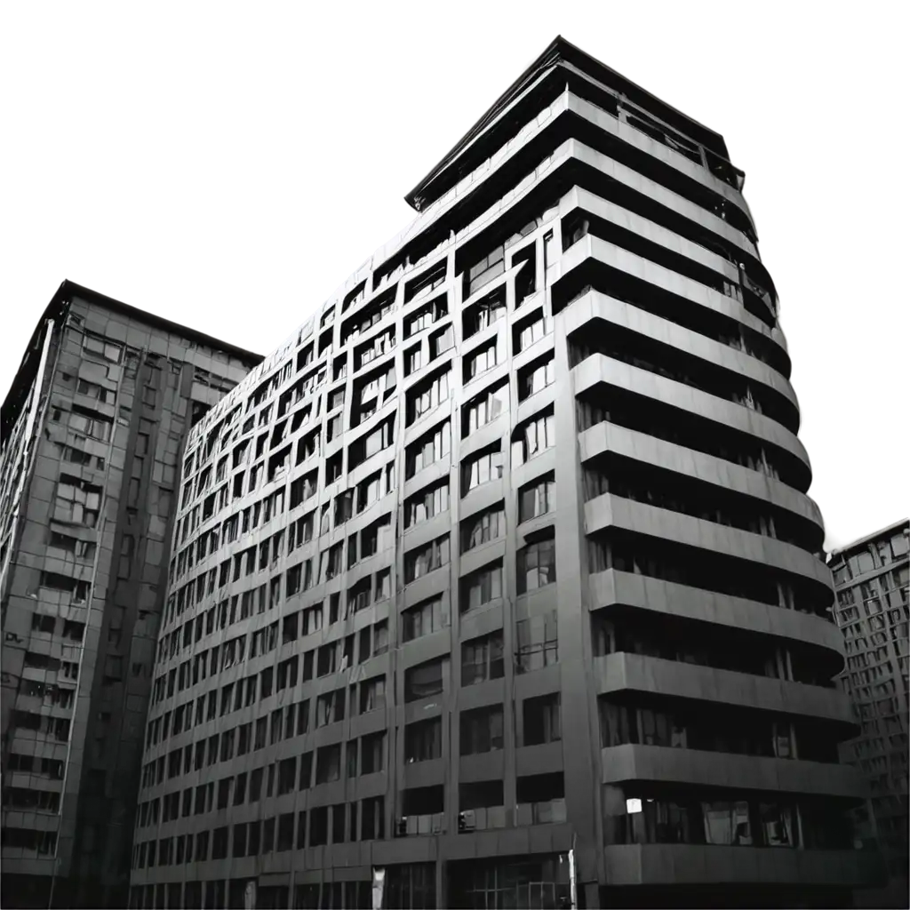 Atmospheric-Black-and-White-Buildings-Architecture-PNG-for-Stunning-Visuals