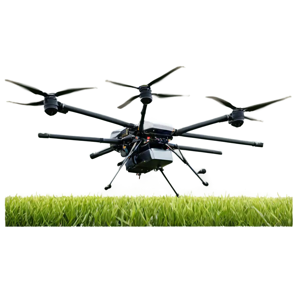 HighQuality-Agriculture-Drone-Spraying-PNG-Image-for-Precision-Farming