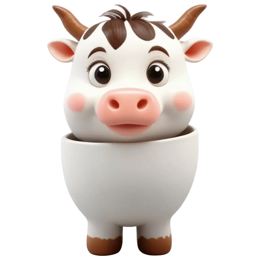 Cute-Cartoon-Cow-Face-Holding-a-White-Cup-PNG-Image-Perfect-for-Fun-and-Creative-Designs