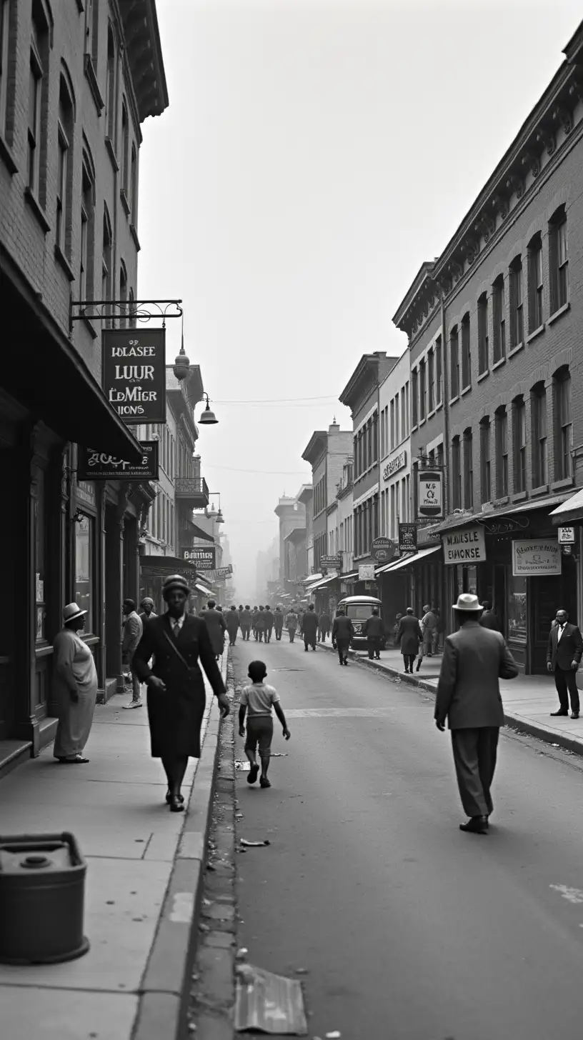 Historic African American Business District Late 19th to Mid20th Century