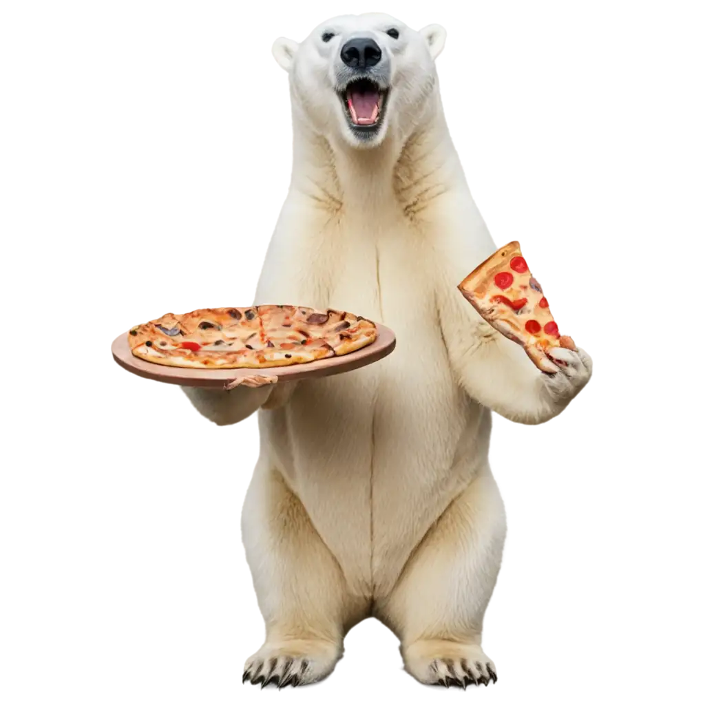 Happy-Polar-Bear-Eating-Pizza-PNG-Image-Playful-Arctic-Scene-Captured