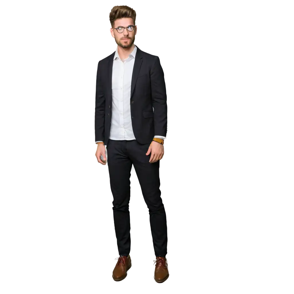 Professional-Man-in-Black-Blazer-PNG-Image-for-Versatile-Design-and-Branding-Use