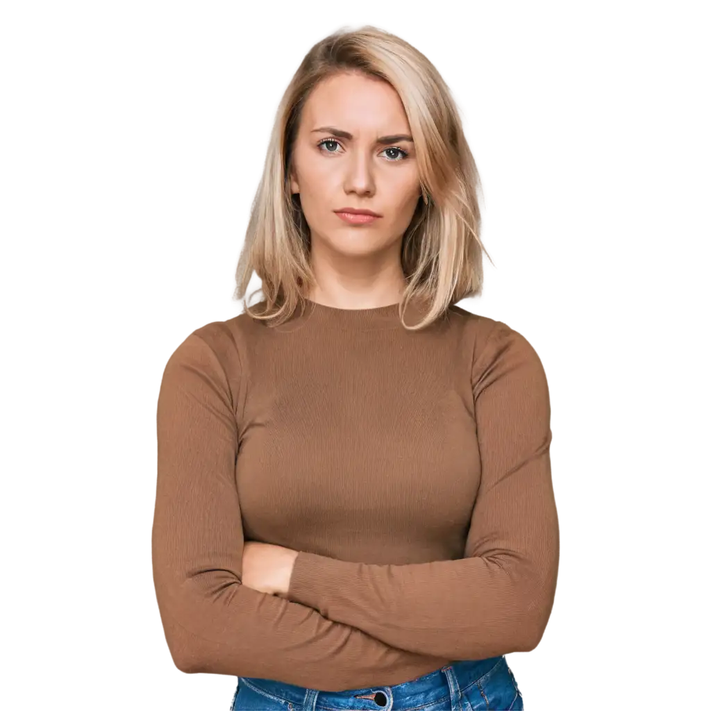 Serious-Blonde-Woman-PNG-Image-Captivating-FrontFacing-Portrait