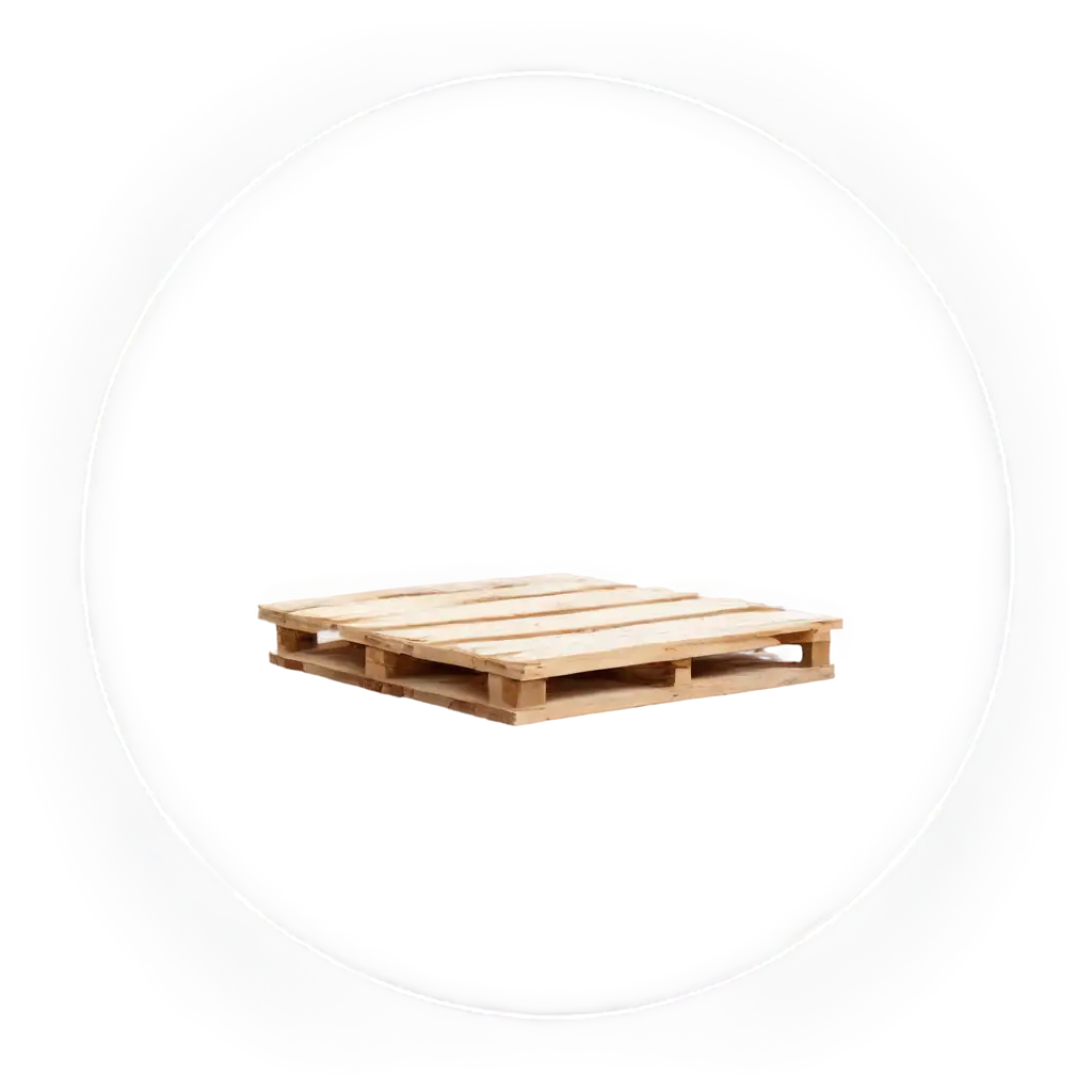 pallet in a white circle