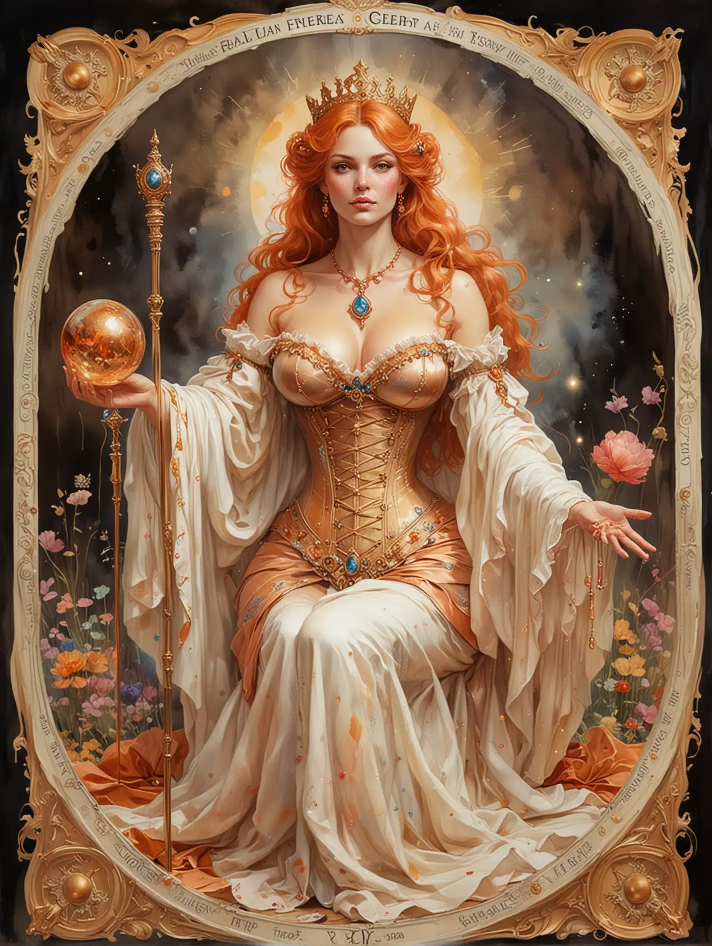 Futuristic-Tarot-Card-Depicting-the-Empress-with-Spiritual-Symbols-and-Energy