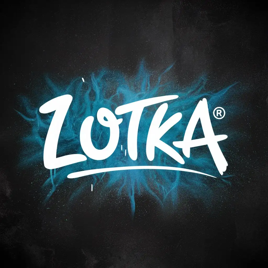 LOGO Design for Lotka Handwritten Polish Letters in Graffiti Style