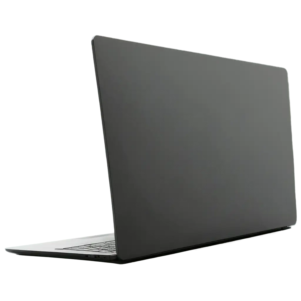 black laptop