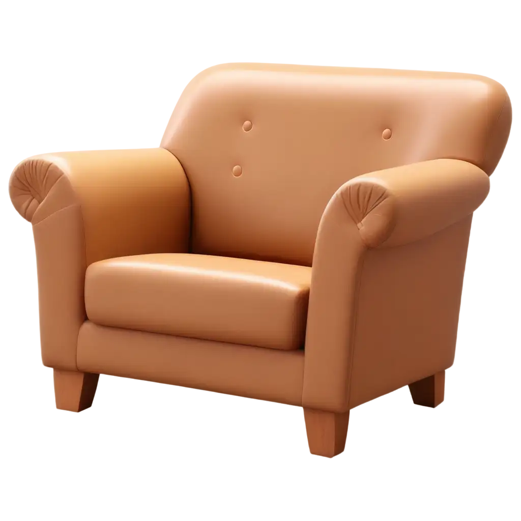 Cartoon-Style-Light-Brown-Armchair-PNG-Enhance-Your-Design-with-Vibrant-Cartoon-Elements