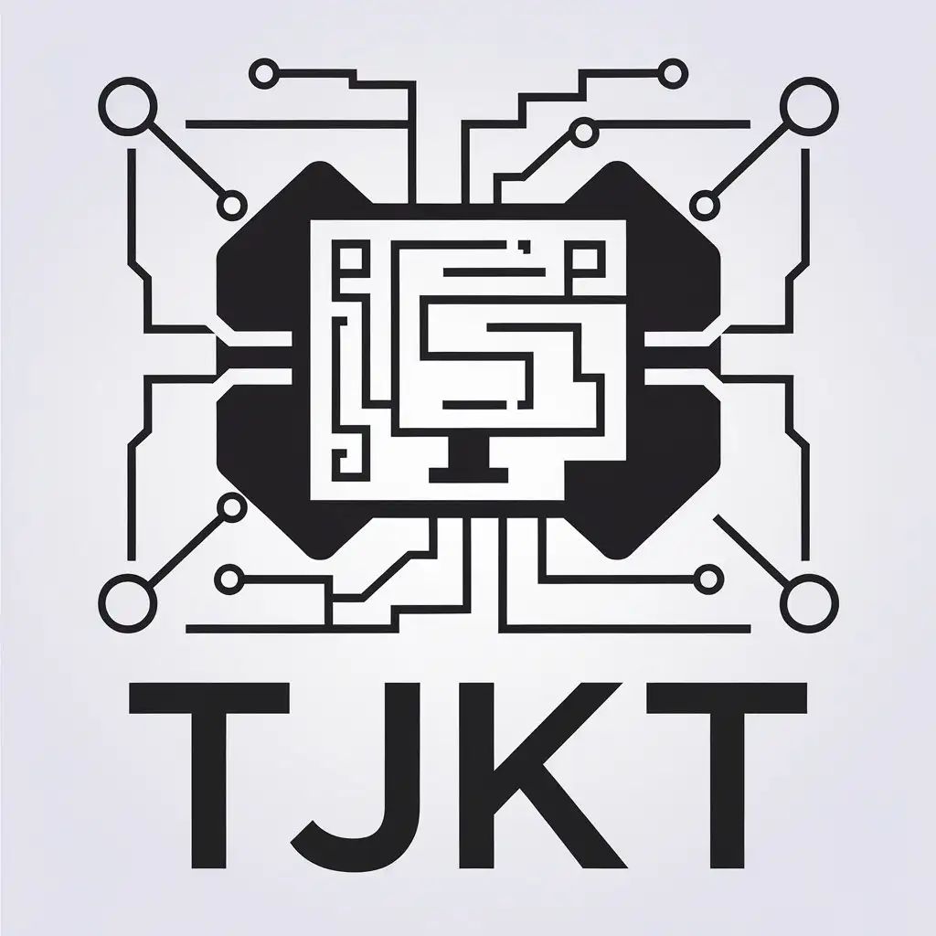 LOGO-Design-for-TJKT-Computer-and-Network-Theme-with-Clear-Background