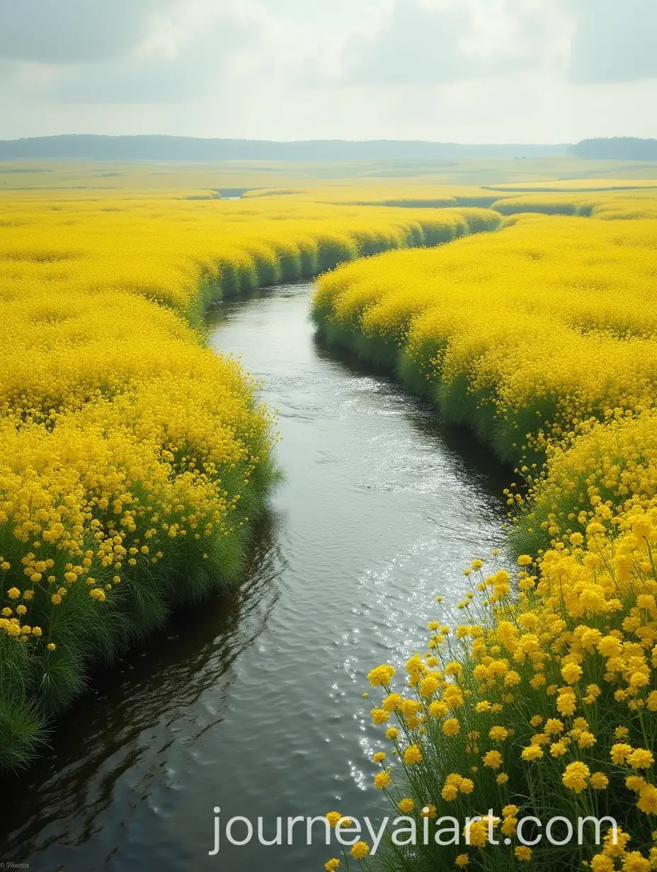 Golden-Canola-Fields-and-River-Reflecting-Spring-Colors