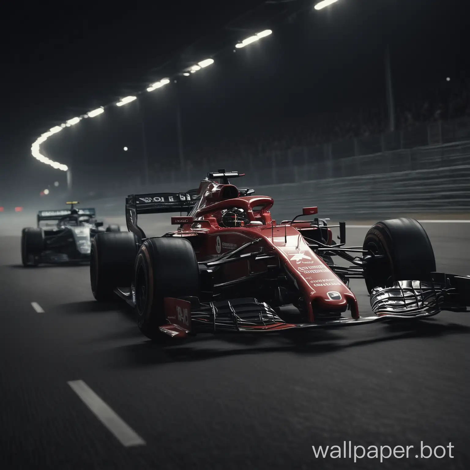 F1-Car-Racing-in-Dark-SciFi-Style-Near-Other-Drivers