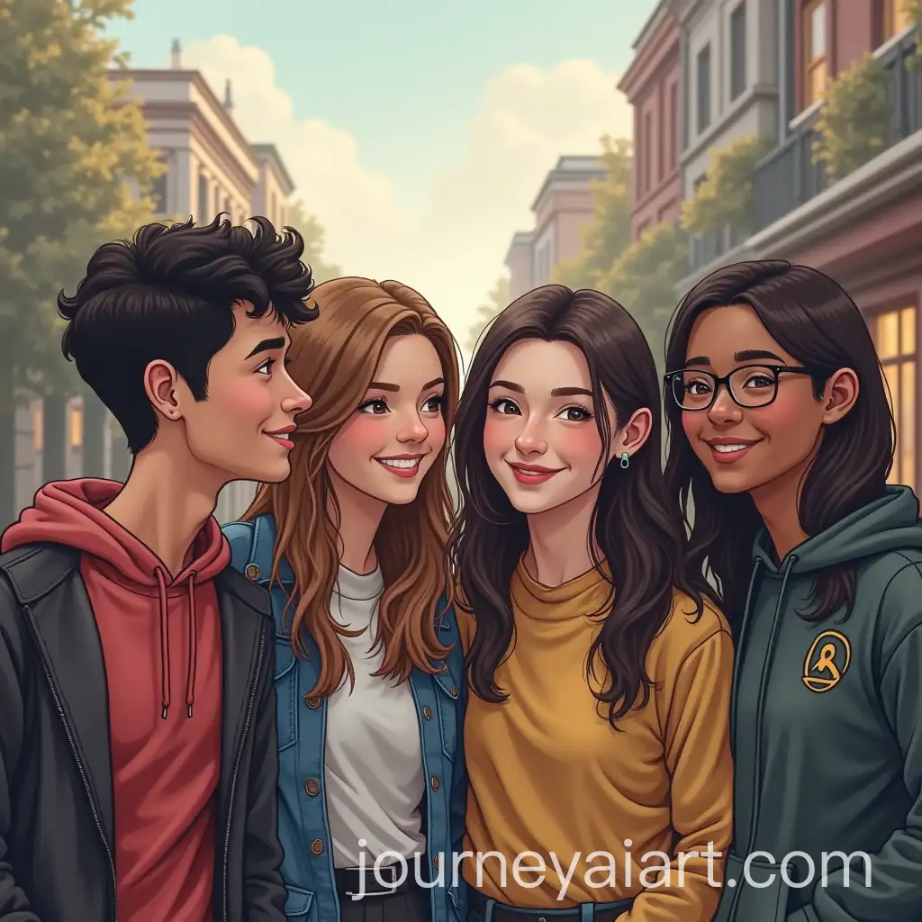 Four-Friends-Reunited-Online-After-42-Years-Excited-Conversation