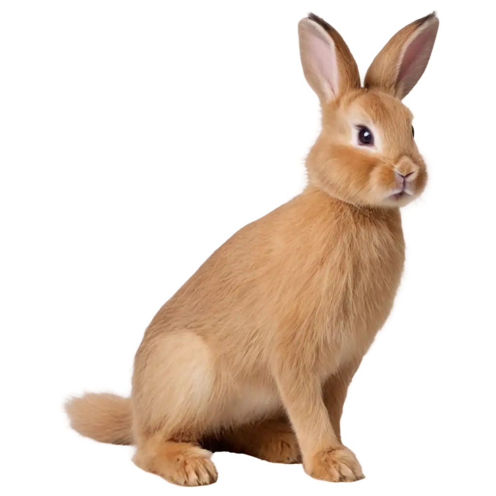 Cute-Happy-Bunny-Sitting-Playing-PNG-Perfect-for-Transparent-Image-Needs