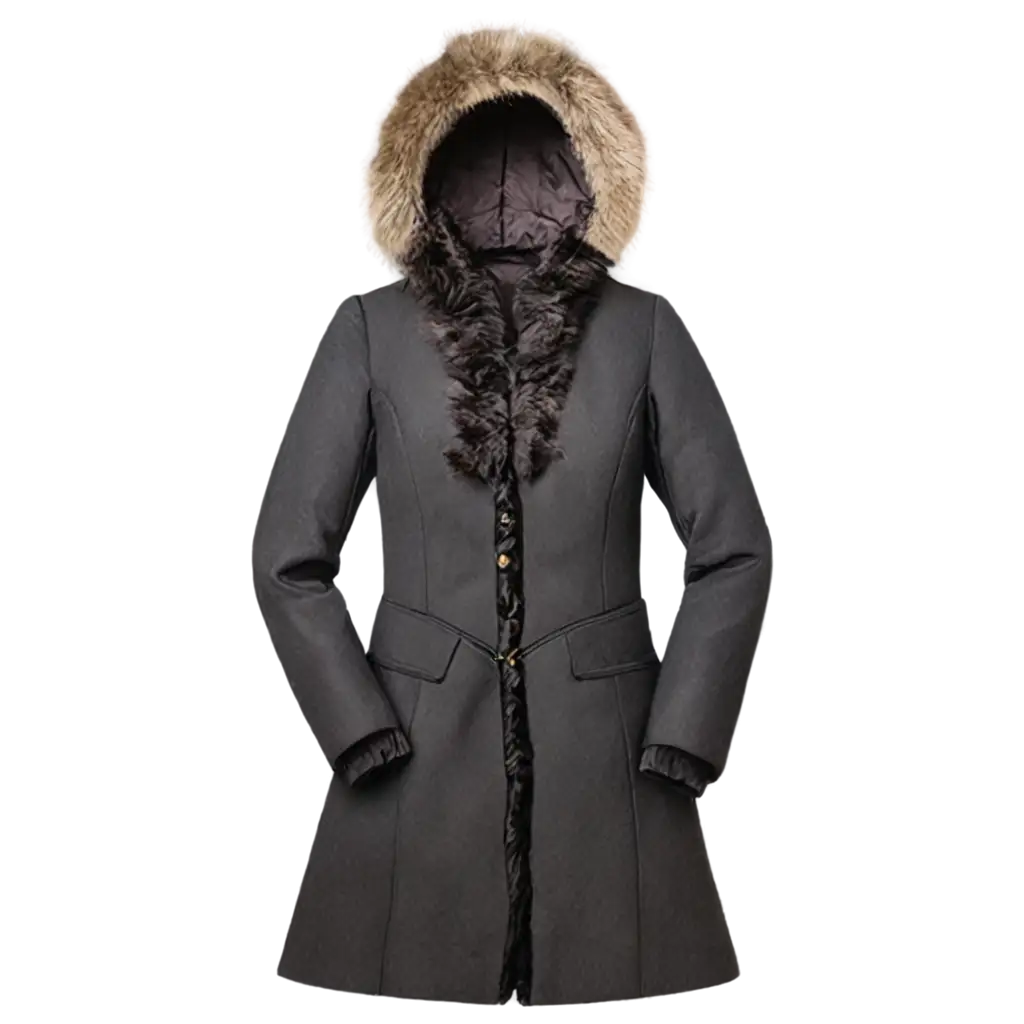 women's coat with fur 19 century