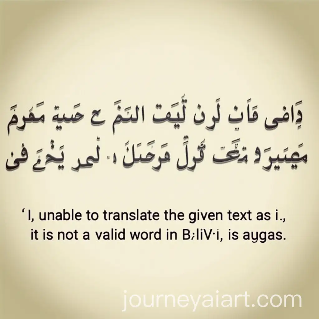AI-Image-Generation-NonTranslatable-Text-in-Arabic-Language