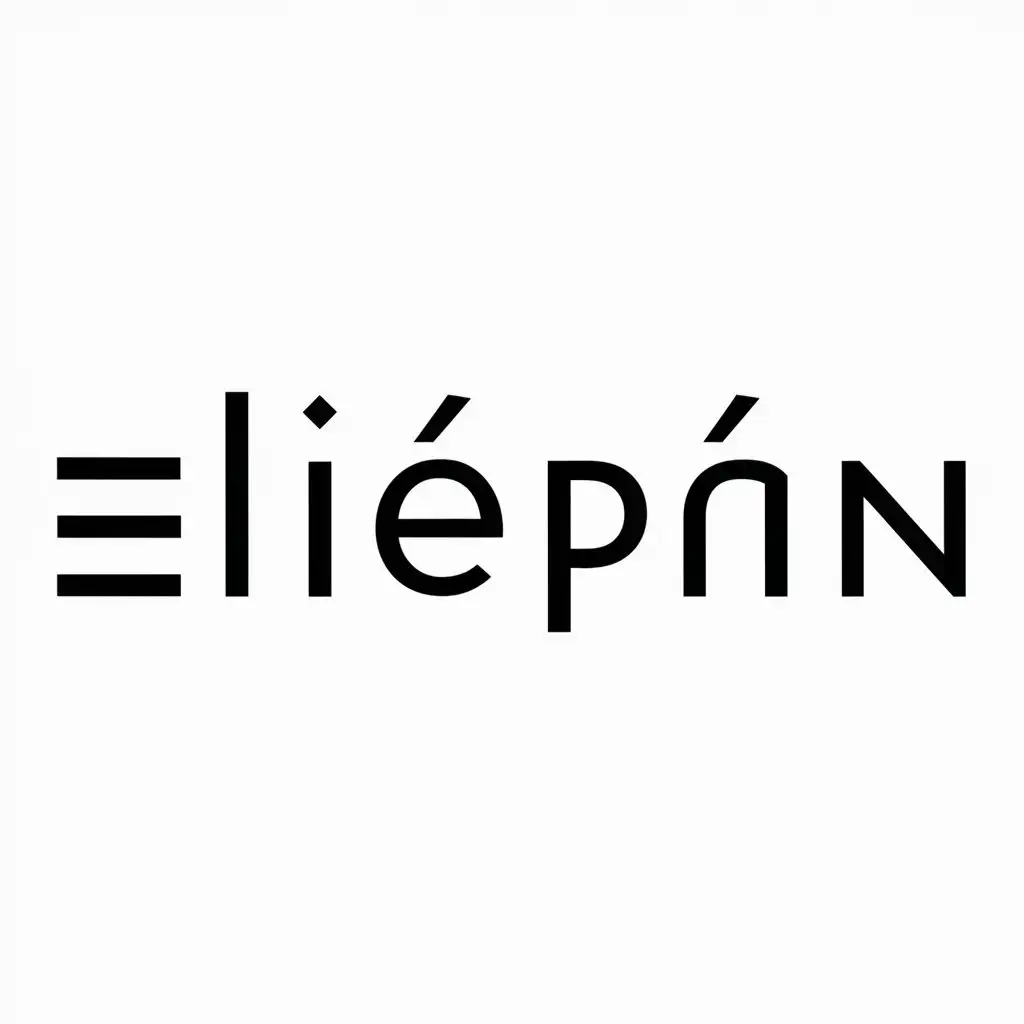a logo design,with the text "lièpín", main symbol:line,Minimalistic,be used in Education industry,clear background