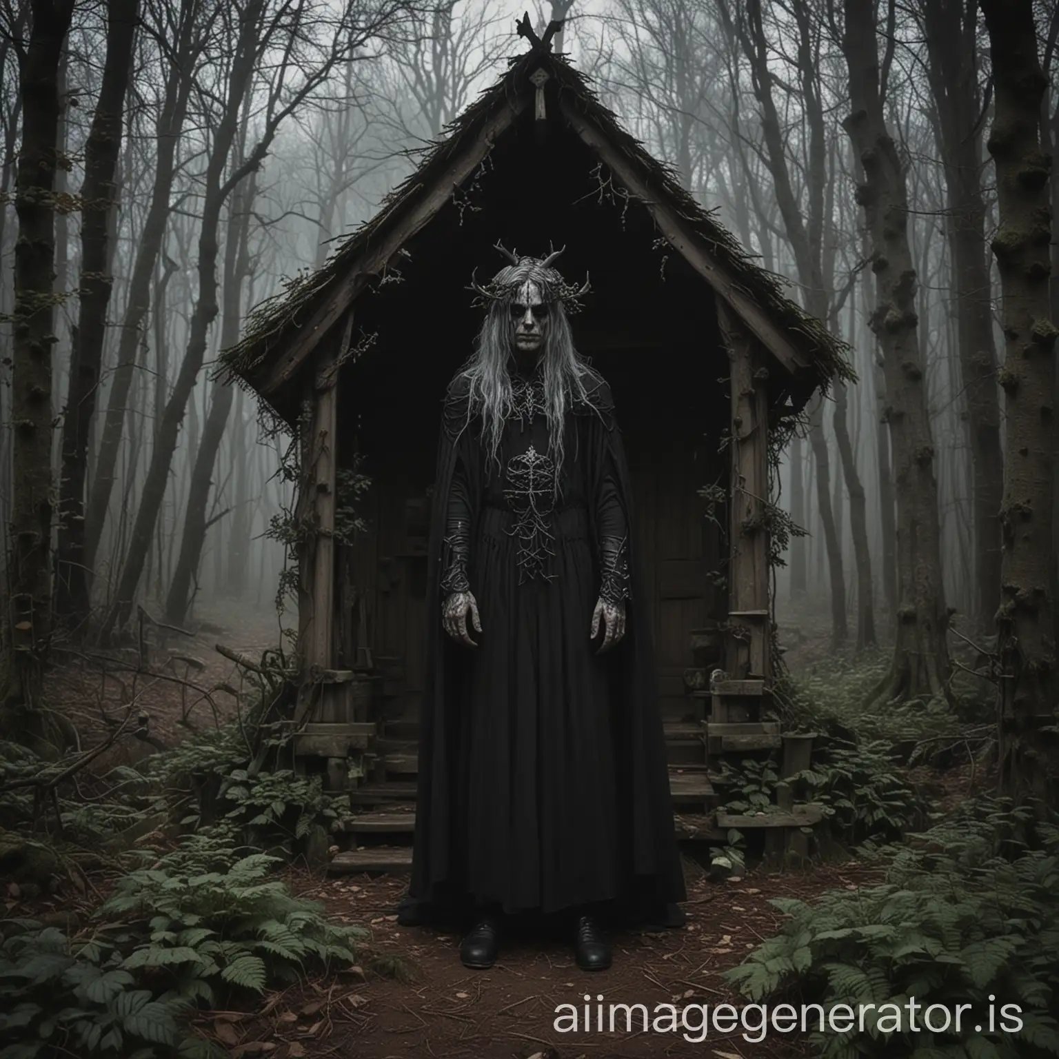 God of Forest Dark Cottagecore Gothic