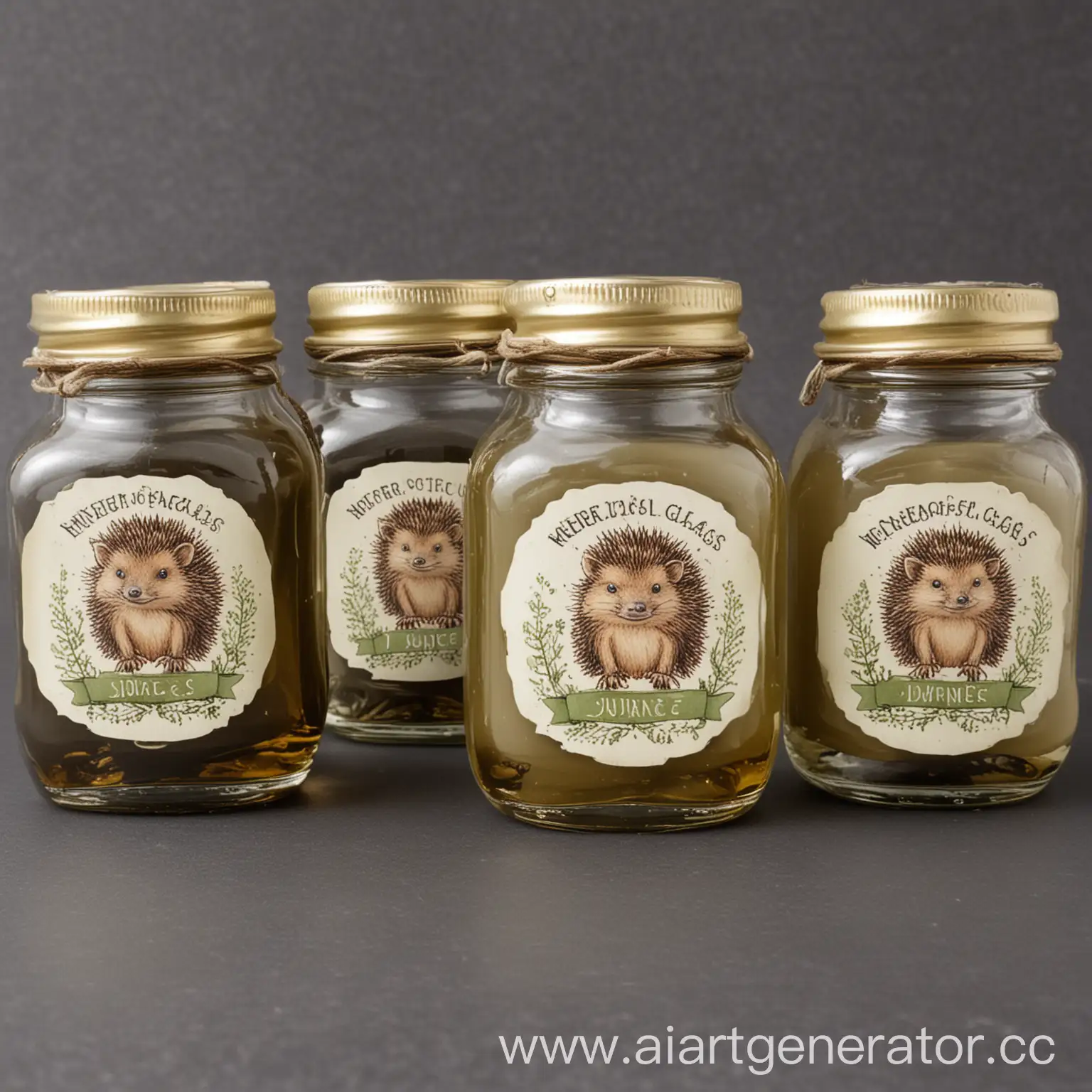 Order-of-Glass-Jars-with-Hedgehog-Juice-Badge