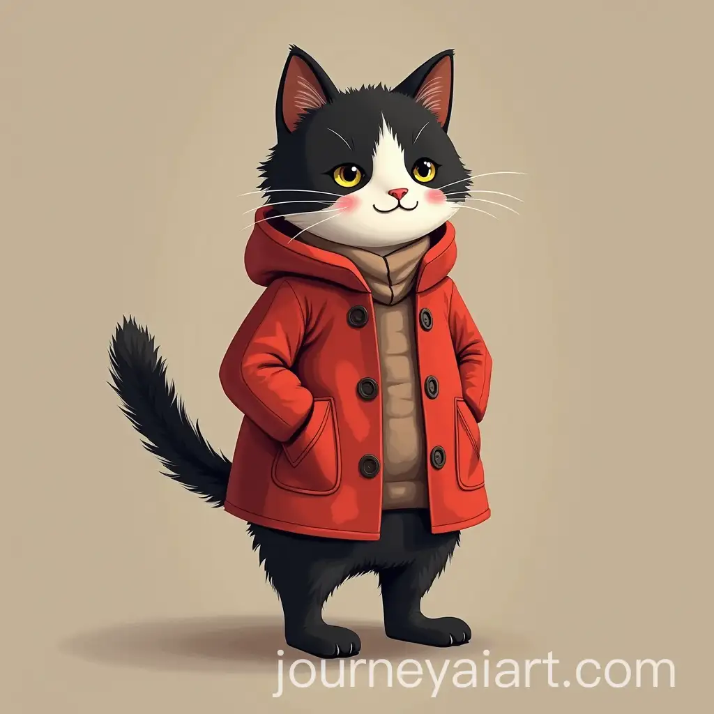 Whimsical-SceneAI-Art-Prompt-Expansion-with-Cat-Coat-and-Kite-in-Playful-Setting