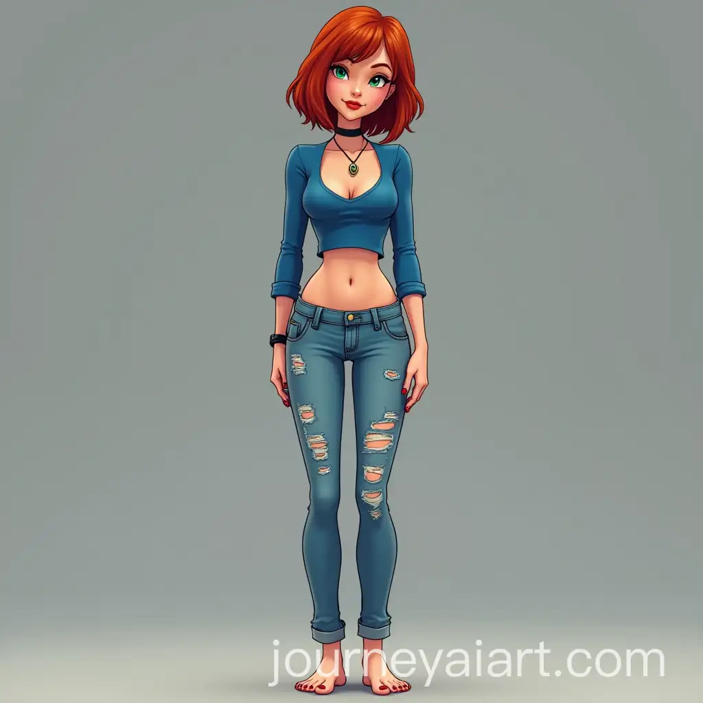 Mary-Jane-Watson-from-SpiderMan-Animated-Series-2003-in-Casual-Home-Outfit