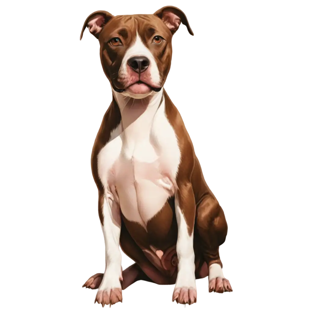 Beautiful-American-Pitbull-Terrier-Dog-PNG-Image-HighQuality-Artwork-for-Digital-Use